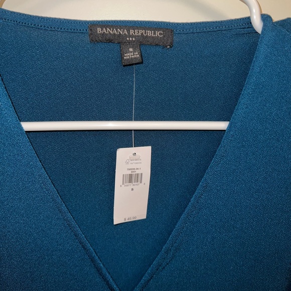 Banana Republic Teal Blouse - Picture 2 of 3